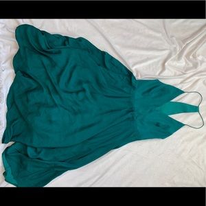 Emerald Formal Midi Dress